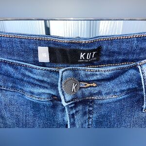 KUT From The Kloth - Size 16 High Rise Destroyed Women Ankle Jeans Stretchy